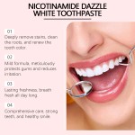 ORALHOE Niacinamide Dazzle White Aloe Vera Toothpaste Nicotinamide Deeply Remove Stains Mint Whitening Toothpaste 100g