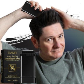 Elaimei Long Lasting Black Light Dark Brown 3 Colors Hairdressing Wand Gray Hair Covering Styling 2 in 1 Hair Color Stick Comb