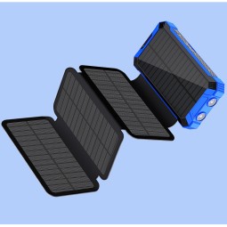 Solar Power Bank Manufacturer - 20000mAh Foldable Panel