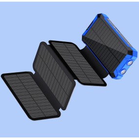 Solar Power Bank Manufacturer - 20000mAh Foldable Panel