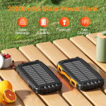 Solar Power Bank Factory - 20000mAh Waterproof Dual USB