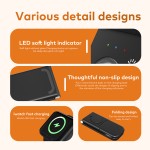 Wireless Charger Manufacturer - 3-in-1 Folding 15W
