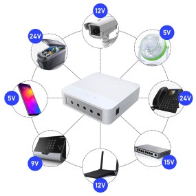 Mini UPS Manufacturer - OEM 5-12V DC POE Modem