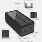 Solar Power Bank Factory - OEM 50000mAh Waterproof Flashlight