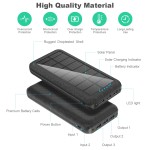 Solar Power Bank Factory - OEM RoHS 20000mAh Fast Charging