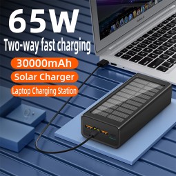 Power Bank Factory - OEM PD65W 20000mAh Solar Charger