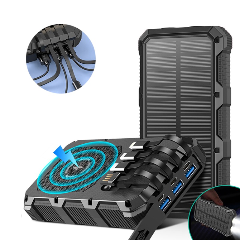 Solar Charger Supplier - OEM PD22.5W Wooden 10000mAh