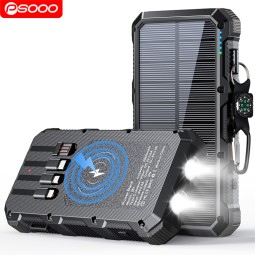 Power Bank Supplier - OEM PSE 20000mAh Wireless Solar