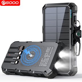 Power Bank Supplier - OEM PSE 20000mAh Wireless Solar