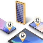 Solar Charger Manufacturer - OEM Wooden 10000mAh Outdoor