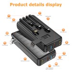 Power Bank Manufacturer - OEM 3-in-1 PD22.5W Built-in AC