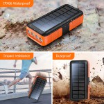 Solar Power Bank Supplier - OEM 63200mAh Hand Crank 4 Lights