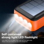 Solar Power Bank Supplier - OEM 63200mAh Hand Crank 4 Lights