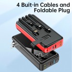 Power Bank Manufacturer - OEM 3-in-1 Built-in Wall Plug