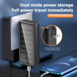 Power Bank Factory - OEM 10000-20000mAh 4 Cables Solar
