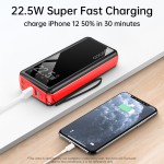 Power Bank Manufacturer - OEM 3-in-1 Built-in Wall Plug