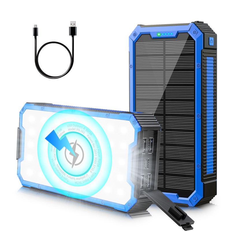Power Bank Supplier - OEM 36800mAh 15W Solar Panel