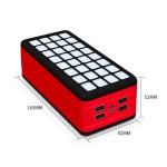 Power Bank Supplier - OEM 50000mAh 32 Flashlights 4USB