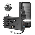 Solar Charger Manufacturer - OEM 20000mAh Wireless with Cable