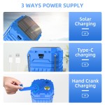 Solar Lantern Supplier - OEM 3000mAh Tent Lights Hand Crank