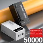 Power Bank Manufacturer - OEM 66W 50000mAh LED Display