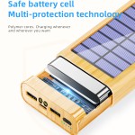 Solar Charger Supplier - OEM Wood Grain 30000mAh Solar
