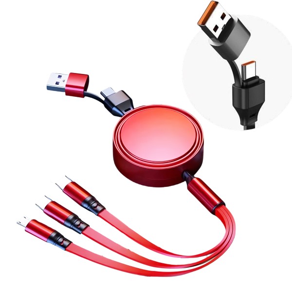 USB Cable Factory - 1.2M 5-in-1 Pure Copper OEM