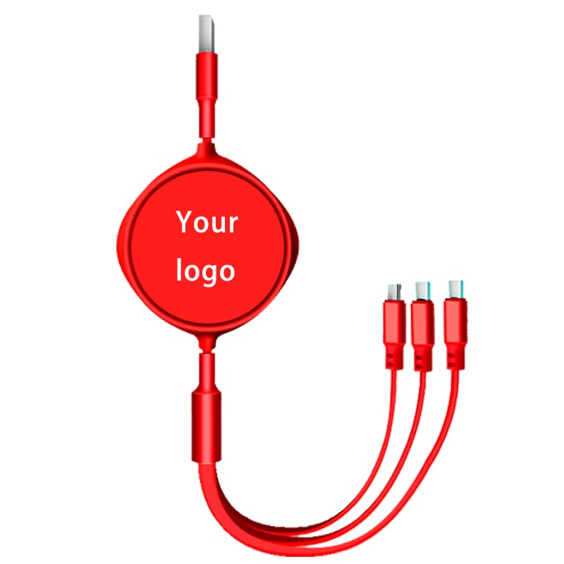 USB Cable Factory - 3-in-1 Retractable Multi-Device