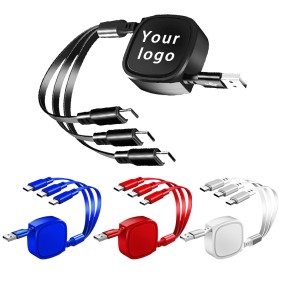 USB Cable Manufacturer - 1.2M Type-C Retractable OEM