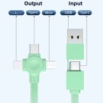 USB Cable Factory - 66W 5-in-1 Double Type-C
