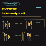 USB Cable Manufacturer - 4-in-1 65W PD Fast Charge