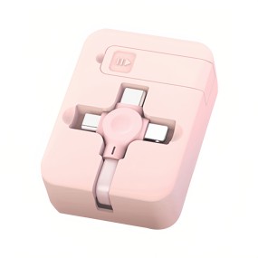 USB Cable Manufacturer - 3A Telescopic Three-in-One