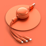 USB Cable Factory - 3-in-1 Flat Cable TPE Jacket