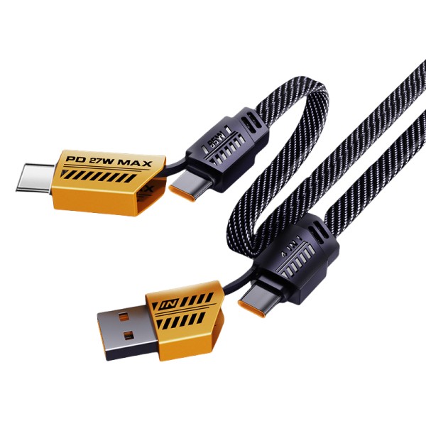 USB Cable Factory - Mecha 4-in-1 65W Nylon Jacket