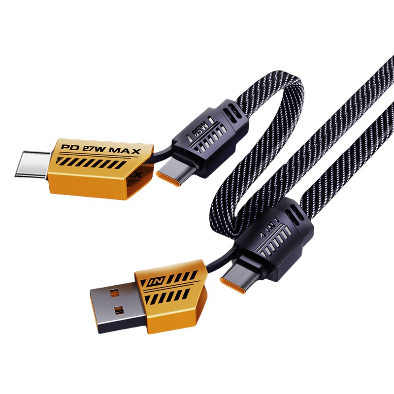 USB Cable Factory - Mecha 4-in-1 65W Nylon Jacket