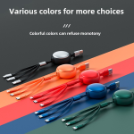 USB Cable Factory - 3-in-1 Flat Cable TPE Jacket