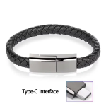 USB Cable Manufacturer - Leather Bracelet 3A Fast Charge