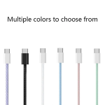 USB Cable Factory - 60W PD Nylon Braided Type C