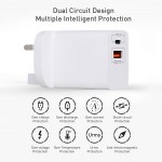 Charger Adapter Supplier - OEM 65W GaN 3 Ports Fast Charge