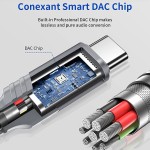 Audio Adapter Factory - OEM MFi Nylon Braided Aux