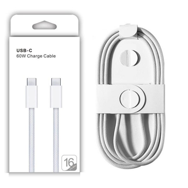 USB Cable Manufacturer - OEM 60W USB C to C Braided Cable