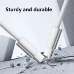 Data Cable Supplier - OEM 30W Type-c to 8Pin Braided Cable