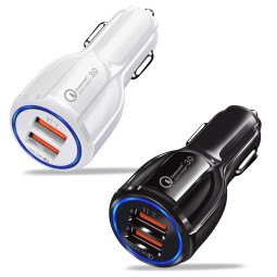 Car Charger Supplier - OEM 18W 3.1A Dual USB Charger
