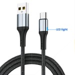 USB Cable Factory - OEM Braided Type C with Working Light