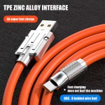 Data Cable Supplier - OEM Zinc Alloy Super Fast Charging Cable