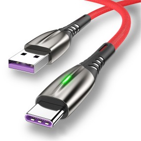 Data Cable Manufacturer - OEM Zinc Alloy Braided Type C Cable