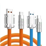 Charging Cable Manufacturer - OEM 120W Zinc Alloy Silicone Cable