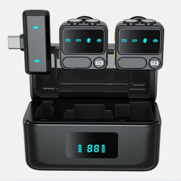 Microphone Manufacturer - Magnetic Clip LED Lavalier