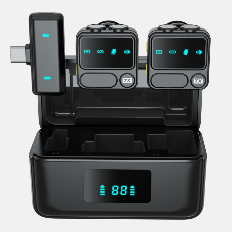 Microphone Manufacturer - Magnetic Clip LED Lavalier