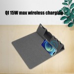 Desktop Organizer Factory - 15W Wireless Charger Mouse Pad